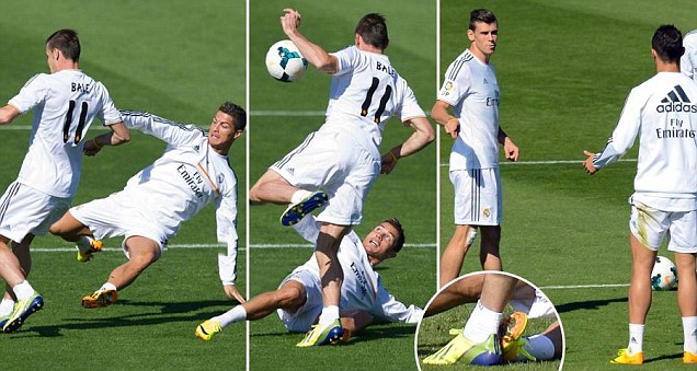 Ronaldo Bilang `Hola`pada Bale, Lalu Kakinya Beraksi Menjegal